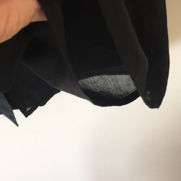 Banana Republic Black Ruffle Blouse - Picture 4 of 5